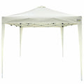 Gartenlaube Colorbaby Max-Air Weiß Stoff Stahl 300 x 300 x 250 cm