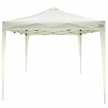 Gartenlaube Colorbaby Max-Air Weiß Stoff Stahl 300 x 300 x 250 cm