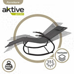 Solseng Aktive Schwarz Stahl Textilene 172 x 53 x 75 cm