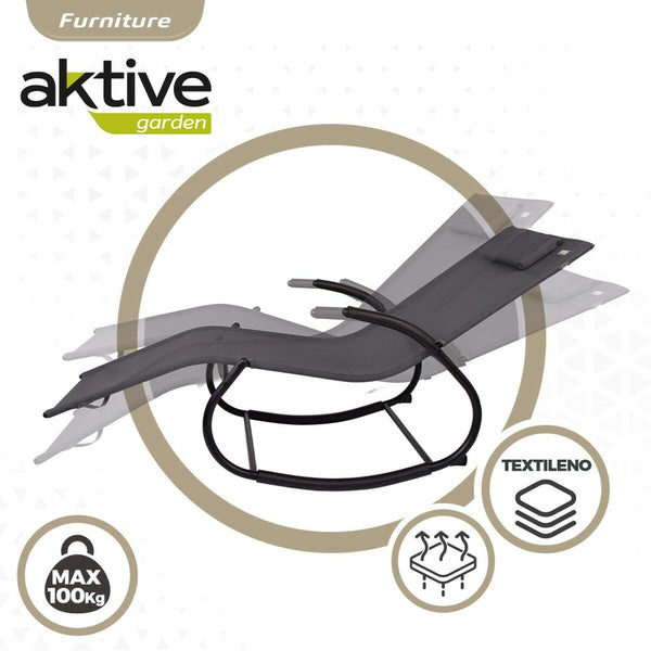 Solseng Aktive 172 x 75 x 53 cm Schwarz