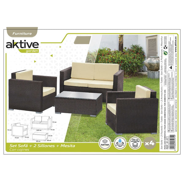 Gartenmöbel Aktive Schwarz Creme