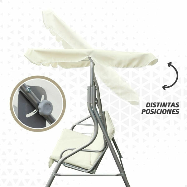 Wippe Aktive 3 Plätze Elfenbein 180 x 107 x 160 cm