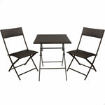 Tisch-Set mit 2 Stühlen Aktive karriert 60 x 72 cm