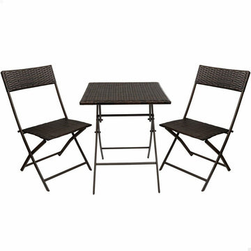 Tisch-Set mit 2 Stühlen Aktive karriert 60 x 72 cm