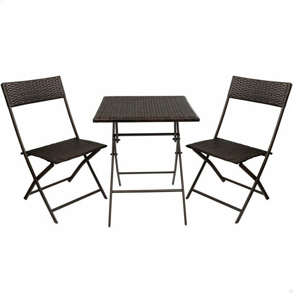Tisch-Set mit 2 Stühlen Aktive karriert 60 x 72 cm