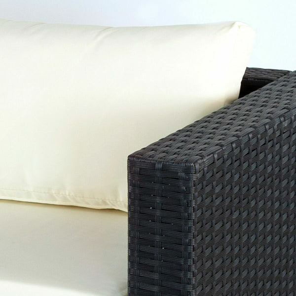 Wohnzimmer Sitzgruppe mit Tisch Aktive Dreisitzer-Sofa Beistelltisch 125 x 67 x 64 cm