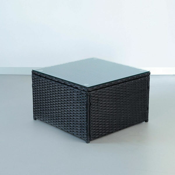 Wohnzimmer Sitzgruppe mit Tisch Aktive Dreisitzer-Sofa Beistelltisch 125 x 67 x 64 cm