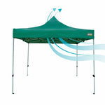 Gartenlaube Colorbaby Biegsam Einstellbare Höhe Stahl 300 x 300 x 220 cm