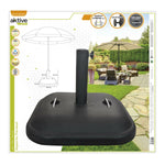 Fuß für Sonnenschirm Aktive Schwarz 100 % Polyäthylen 48 x 34 x 48 cm