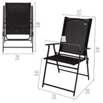 Tisch-Set mit 2 Stühlen Aktive 75 x 70 x 75 cm (3 Stücke)
