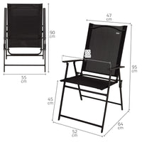 Tisch-Set mit 2 Stühlen Aktive 75 x 70 x 75 cm (3 Stücke)
