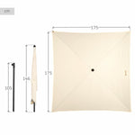 Sonnenschirm Aktive Beige 175 x 240 x 175 cm
