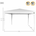 Gartenlaube Colorbaby Stahl 300 x 300 x 250 cm