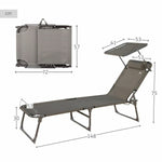 Solseng Colorbaby Biegsam Sonnenschirm Grau 193 x 53 x 30 cm