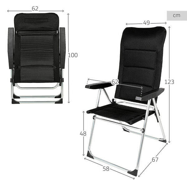 Gepolsterte Campingstuhl Colorbaby
