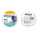 Gepolsterte Campingstuhl Aktive 47 x 57 x 89 cm Grau