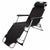 Liegestuhl Aktive Polyester 600D Stahl Schwarz 177 x 47 x 34 cm