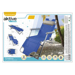 Liegestuhl Aktive Blau 153 x 33 x 47 cm