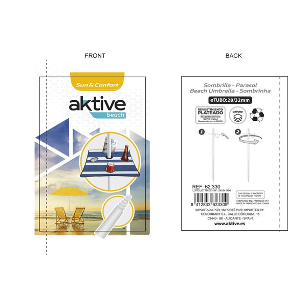 Sonnenschirm Aktive 210 x 205 x 210 cm 210 x 210 x 210 cm