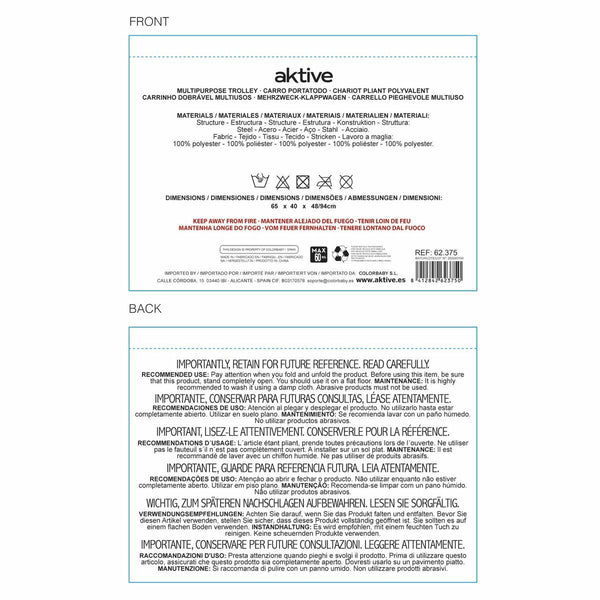 Mehrzweckwagen Aktive Rot 65 x 40 x 48 cm Biegsam Strand