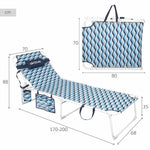 Hängematte Aktive Blau Stahl 200 x 88 x 70 cm