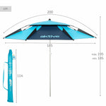 Sonnenschirm Aktive Blau 200 x 195 x 200 cm Ø 200 cm