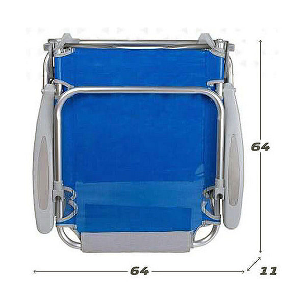 Strandstuhl Colorbaby 51 x 45 x 76 cm Blau
