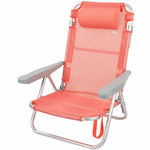 Gepolsterte Campingstuhl Aktive Flamingo Rosa 48 x 46 x 84 cm 47 x 63 x 99 cm Strand Kissen Aufbewahrungstasche Untersetzer