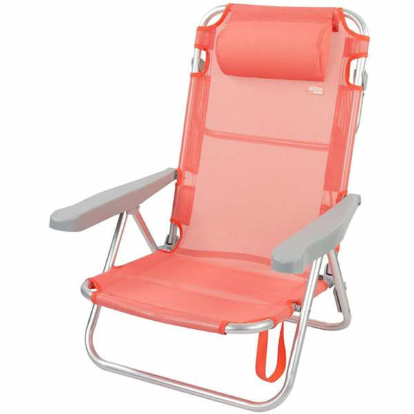 Gepolsterte Campingstuhl Aktive Flamingo Rosa 48 x 46 x 84 cm 47 x 63 x 99 cm Strand Kissen Aufbewahrungstasche Untersetzer