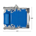 Strandstuhl Colorbaby 48 x 60 x 90 cm Blau