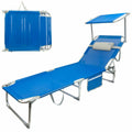 Strandkorb Colorbaby Marineblau 188 x 58 x 30 cm