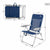 Gepolsterte Campingstuhl Colorbaby Blau 47 x 60 x 94 cm