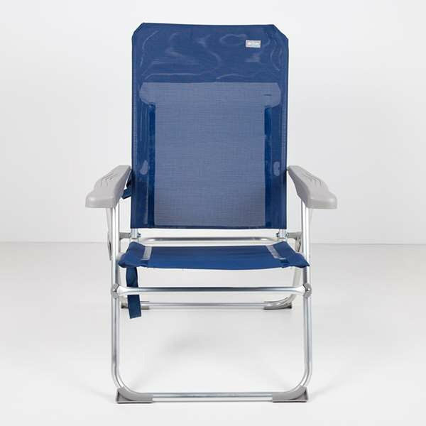 Gepolsterte Campingstuhl Colorbaby Blau 47 x 60 x 94 cm