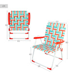 Gepolsterte Campingstuhl Colorbaby