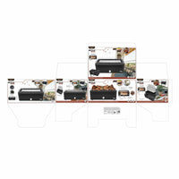 Tragbarer rauchfreier Holzkohlegrill Aktive 45 x 19 x 28 cm
