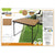 Table Klapptisch Aktive Camping Bambus 80 x 67 x 60 cm