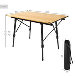 Table Klapptisch Aktive Glamping Sabana Aluminium Erde 90 x 70 x 57 cm