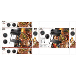 Grill Tragbarer Aktive Edelstahl Stahl 55 x 82 x 43 cm