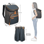 Kühl-Rucksack Aktive 80790 Grau 15 L 26 x 20 x 39 cm Kunststoff