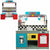 Spielküche Woomax Holz 90 x 58 x 104 cm