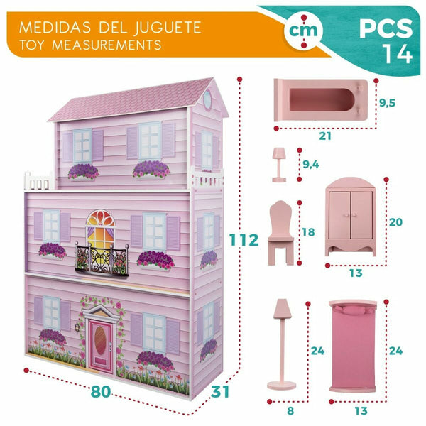 Puppenhaus Woomax 14 Teile