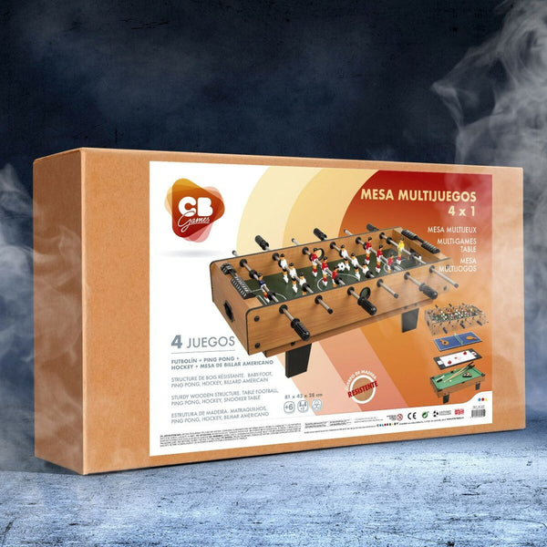 Multispiel-Tisch CB Games 81 x 27 x 43 cm 4 in 1