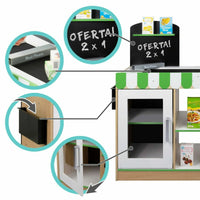 Supermarkt-Spielzeug Colorbaby Holz 80 x 80 x 30 cm