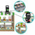Supermarkt-Spielzeug Colorbaby Holz 80 x 80 x 30 cm