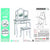 Schminktisch mit Sitzbank Woomax Weiß Spielzeug 61 x 100 x 29 cm