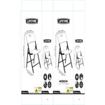 Gepolsterte Campingstuhl Lifetime 4 Stück 50 x 82,5 x 58 cm