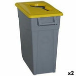 Recycling Papierkorb Denox Gelb 65 L (2 Stück)