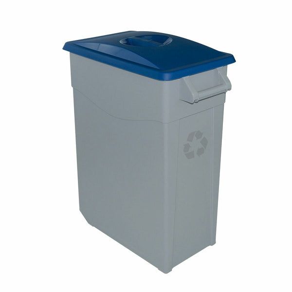 Recycling Papierkorb Denox Blau 65 L