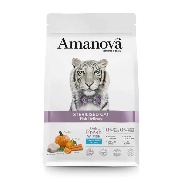 Katzenfutter Amanova Fish Delicacy Fisch 1,5 Kg