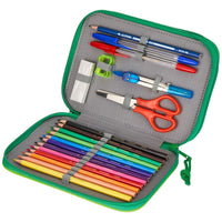 Doppel-Federtasche Alpino UA000113 grün Bunt 32 Stücke